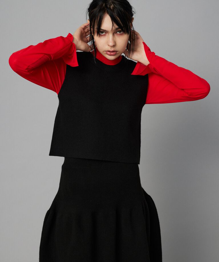 HeRIN.CYE「2way knit vest」|ニット・セーター|
