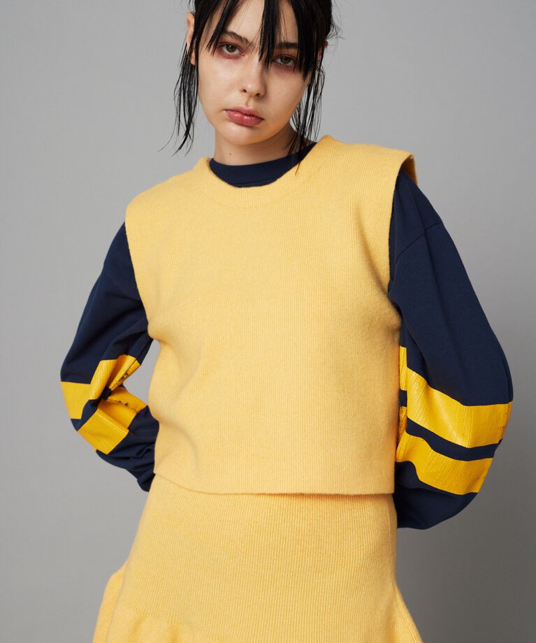 HeRIN.CYE「2way knit vest」|ニット・セーター|