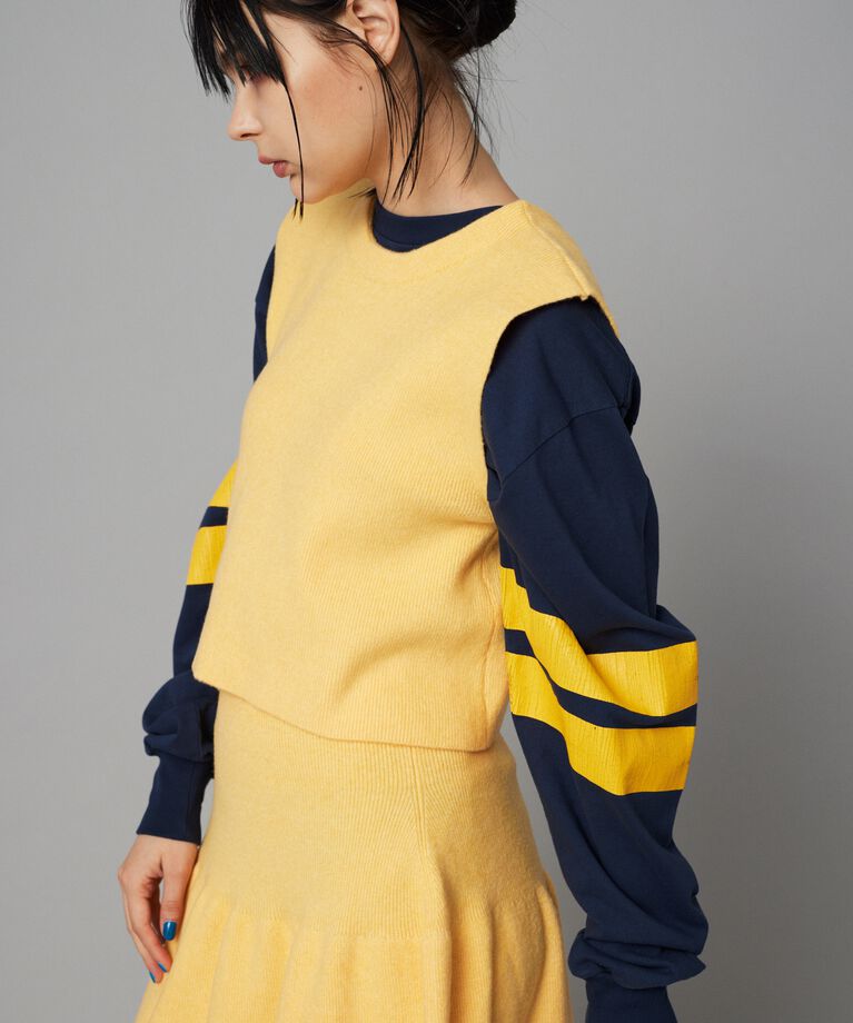HeRIN.CYE「2way knit vest」|ニット・セーター|