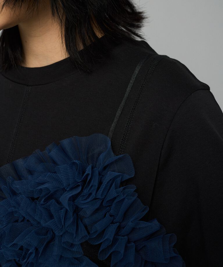 HeRIN.CYE「Bi color many frill bustier」|キャミソール|
