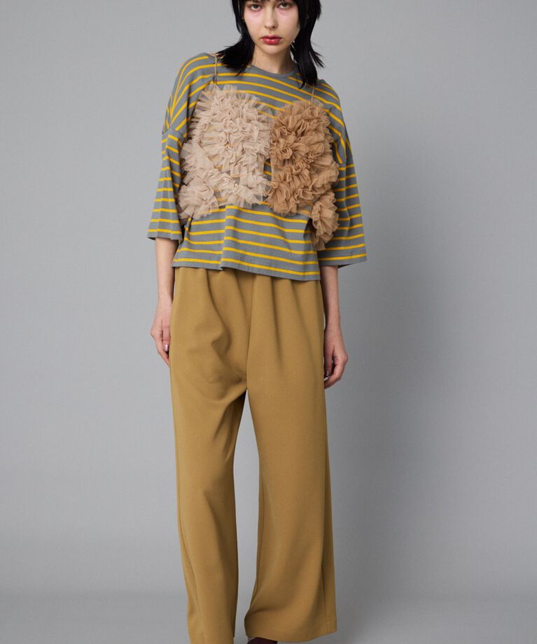 HeRIN.CYE「Bi color many frill bustier」|キャミソール|