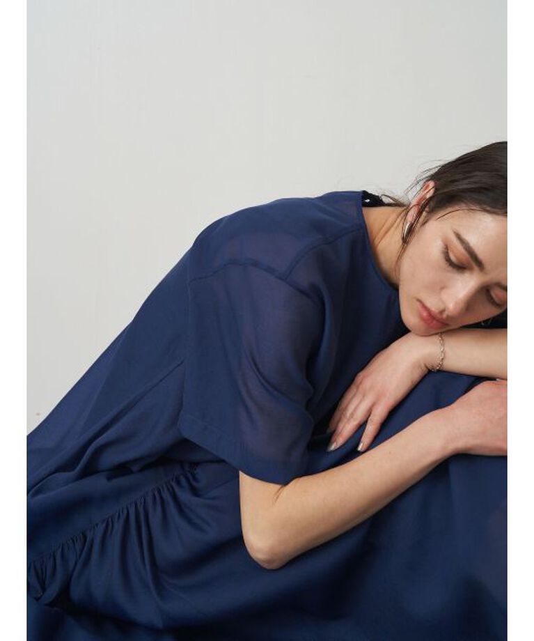 ELENDEEK「SHEER LAYERED CUT OP」|ワンピース|