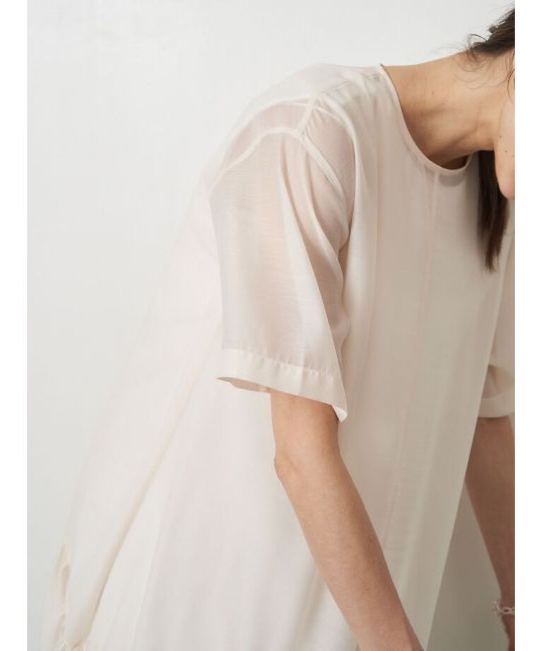 ELENDEEK「SHEER LAYERED CUT OP」|ワンピース|