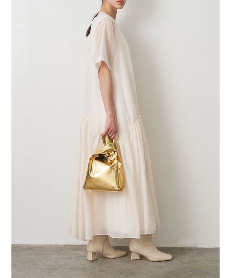ELENDEEK「SHEER LAYERED CUT OP」|ワンピース|