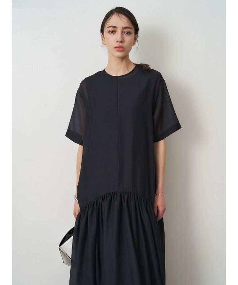 ELENDEEK「SHEER LAYERED CUT OP」|ワンピース|
