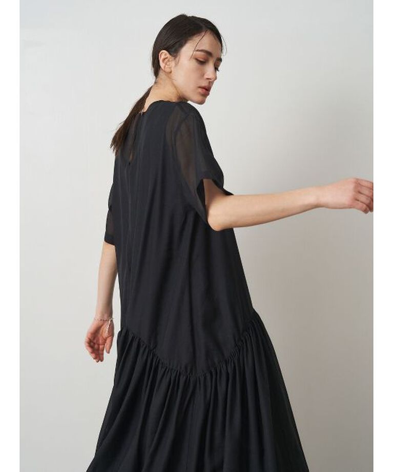 ELENDEEK「SHEER LAYERED CUT OP」|ワンピース|