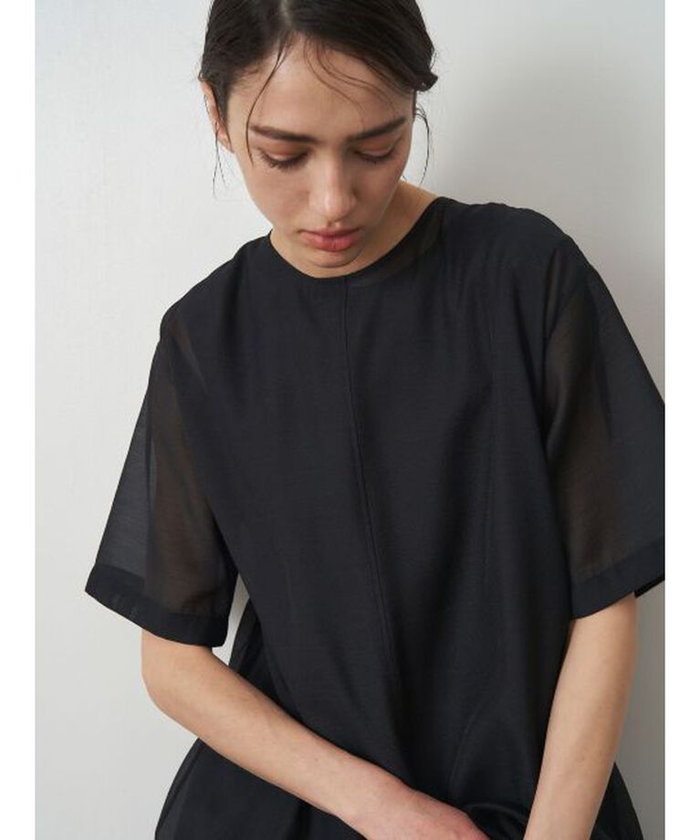 ELENDEEK「SHEER LAYERED CUT OP」|ワンピース|
