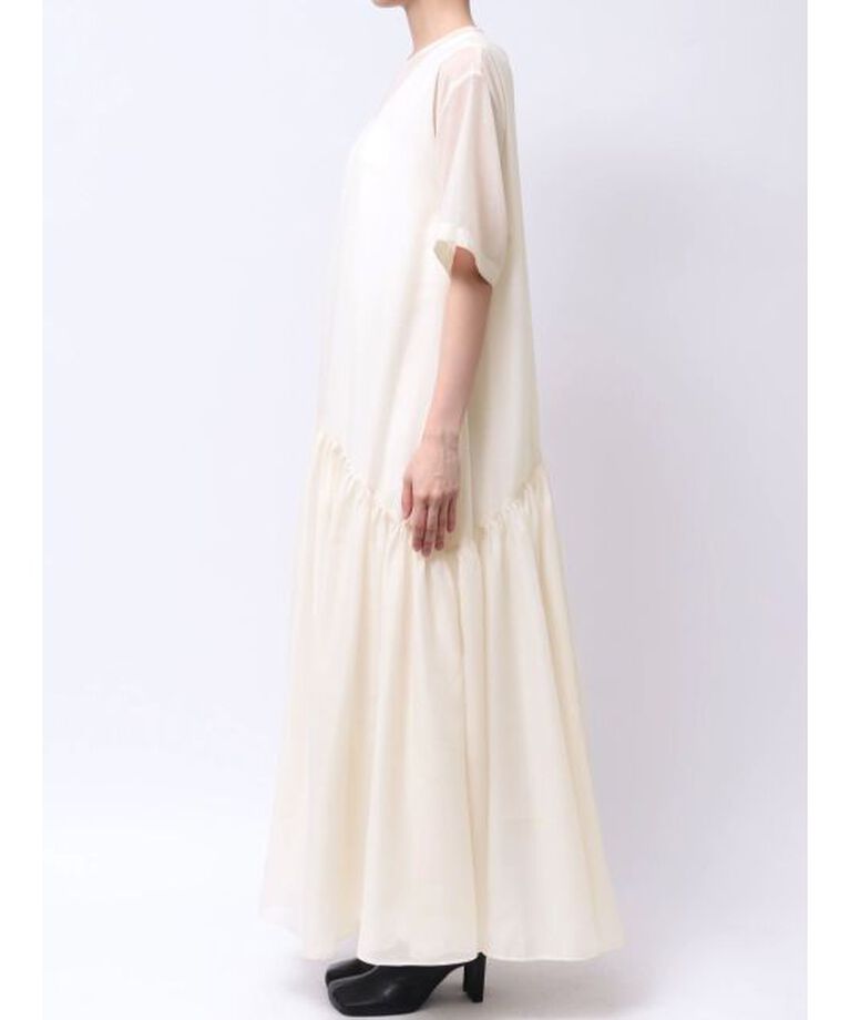 ELENDEEK「SHEER LAYERED CUT OP」|ワンピース|