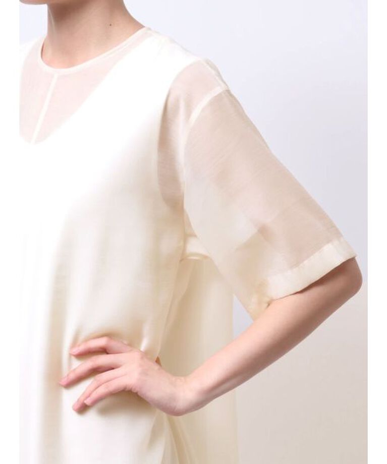 ELENDEEK「SHEER LAYERED CUT OP」|ワンピース|