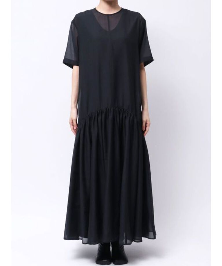 ELENDEEK「SHEER LAYERED CUT OP」|ワンピース|