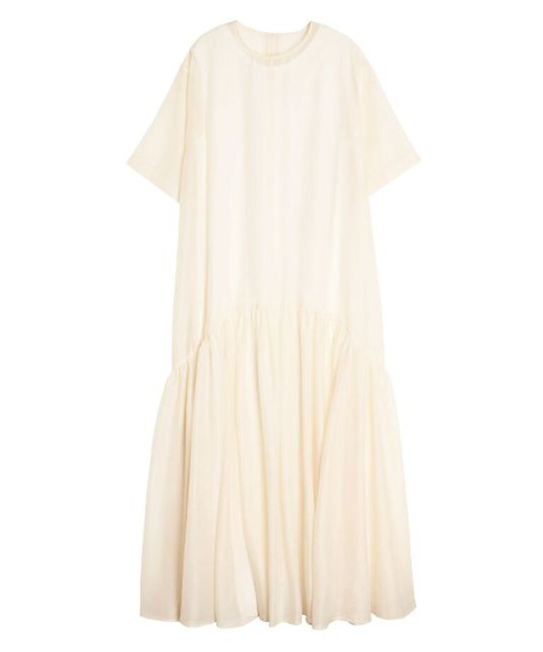 ELENDEEK「SHEER LAYERED CUT OP」|ワンピース|