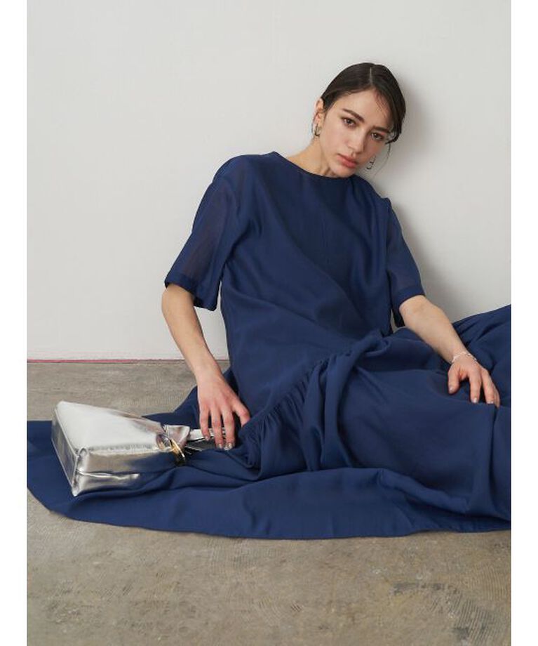 ELENDEEK「SHEER LAYERED CUT OP」|ワンピース|