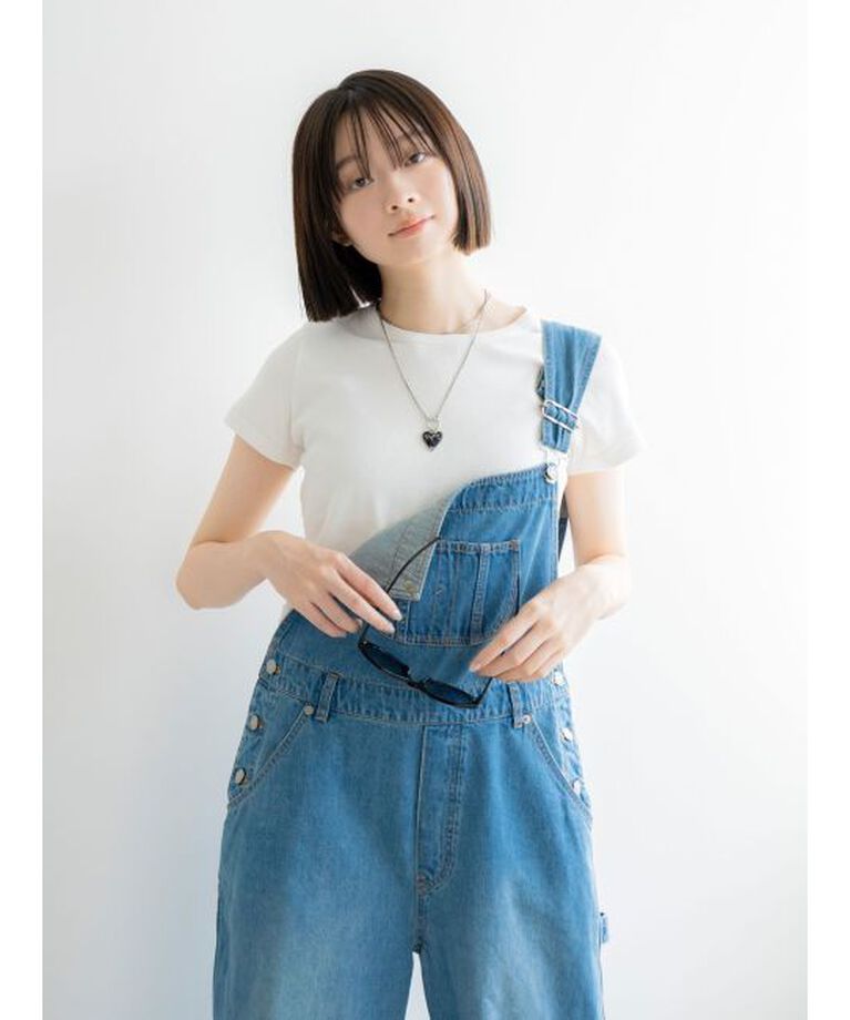 Ungrid「ルーズデニムサロペット」|ワンピース|