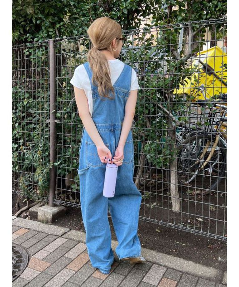 Ungrid「ルーズデニムサロペット」|ワンピース|