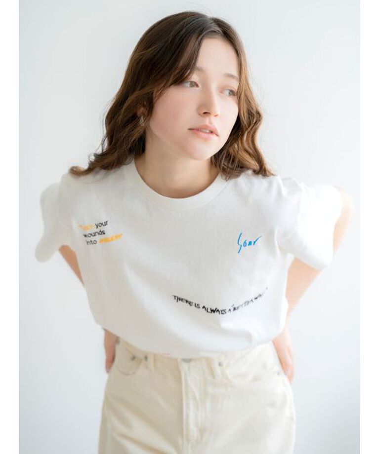 Ungrid「ミックスロゴデザインTee」|Tシャツ・カットソー|