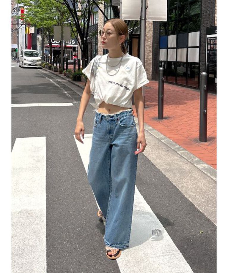 Ungrid「ミックスロゴデザインTee」|Tシャツ・カットソー|