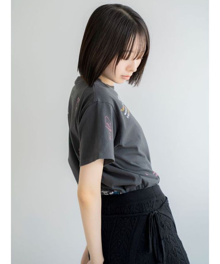 Ungrid「ミックスロゴデザインTee」|Tシャツ・カットソー|