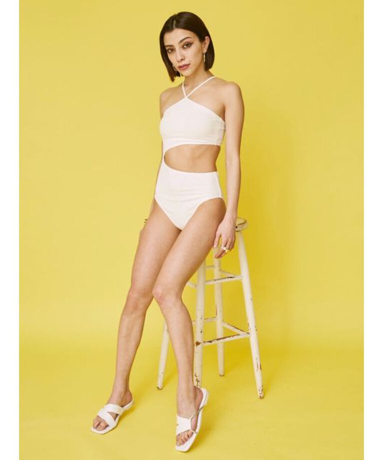 EVRIS「カットアウト One Piece Swimwear」|コンビネゾン|