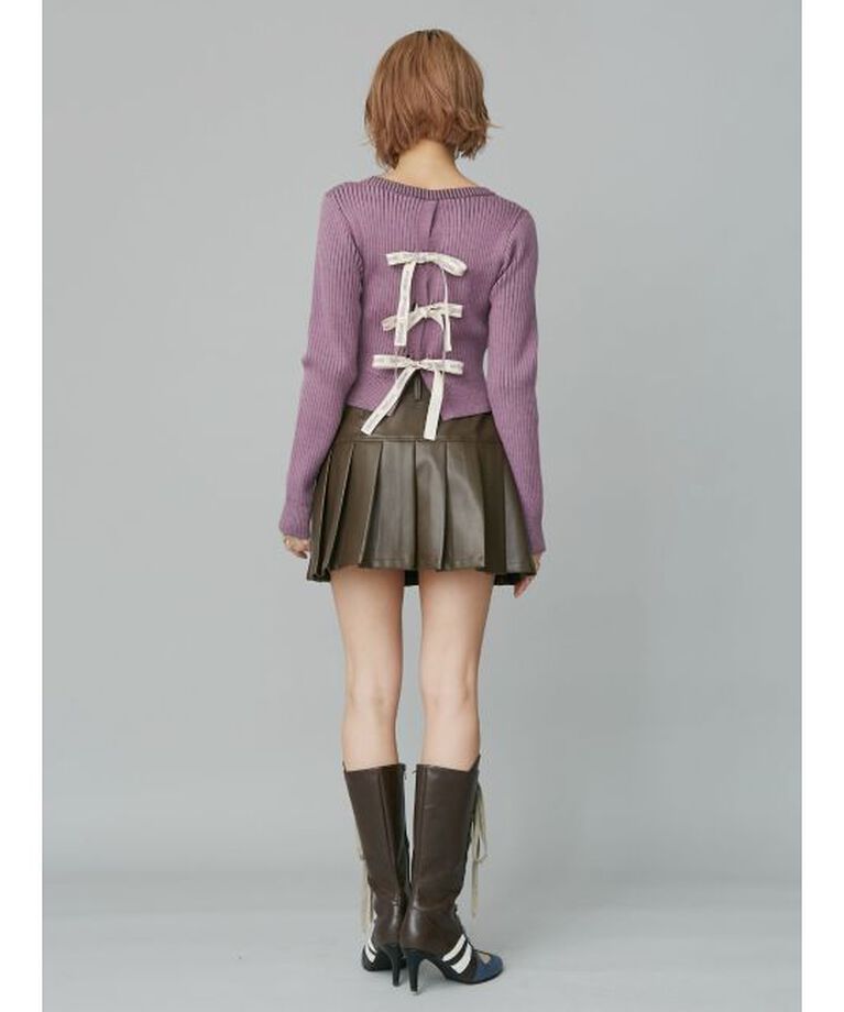 EVRIS「レザーライクプリーツミニスカート【セットアップ着用可能】」|スカート|