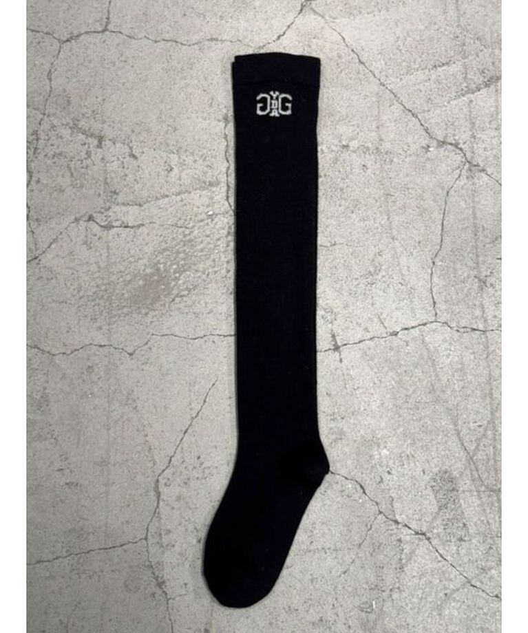 GYDA「Symmetry GYDA KNEE HIGH SOX」|ソックス|ブラック