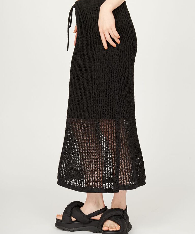 emmi atelier「メッシュニットマーメイドスカート」|スカート|