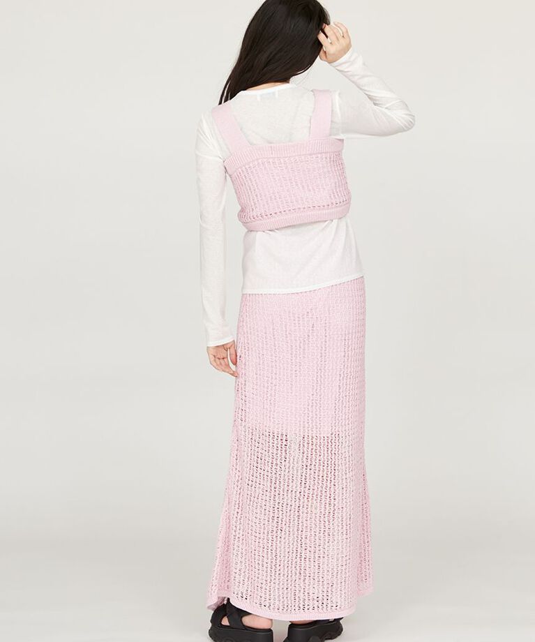 emmi atelier「メッシュニットマーメイドスカート」|スカート|