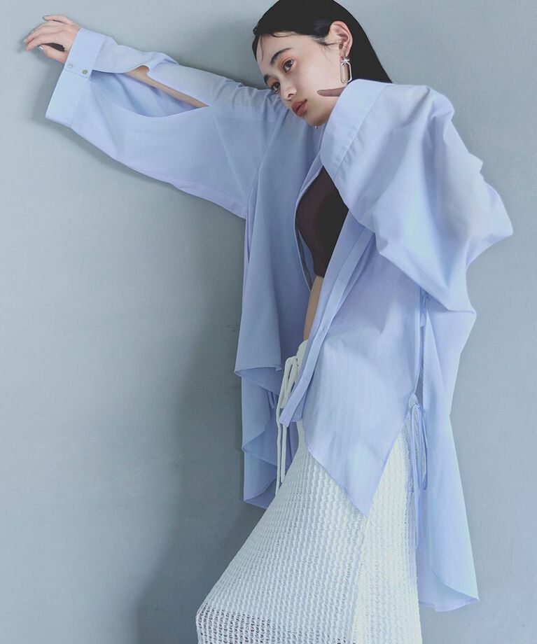 emmi atelier「メッシュニットマーメイドスカート」|スカート|