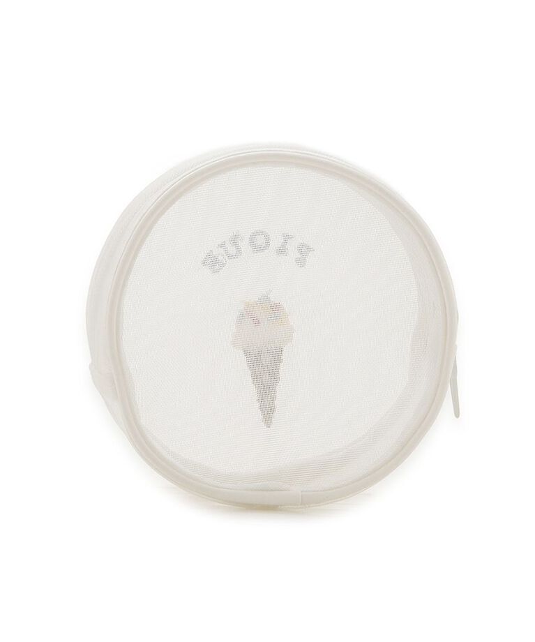 gelato pique「アイス刺繍ラウンドポーチ」|ポーチ|
