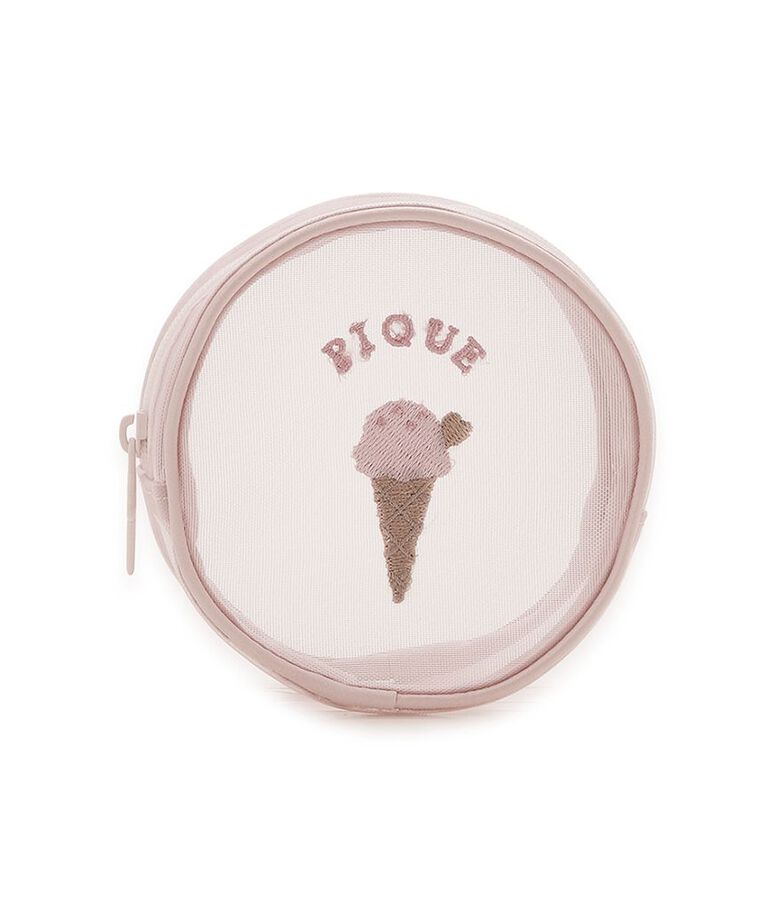 gelato pique「アイス刺繍ラウンドポーチ」|ポーチ|PNK