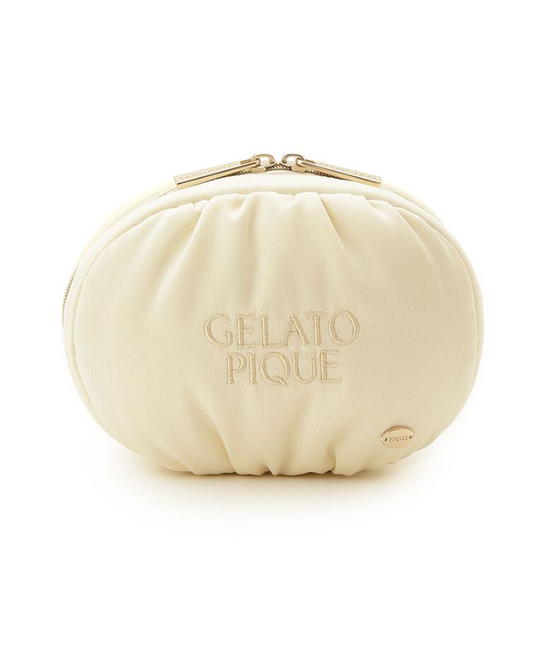 gelato pique「【母の日】サテンロゴポーチ」|ポーチ|YEL