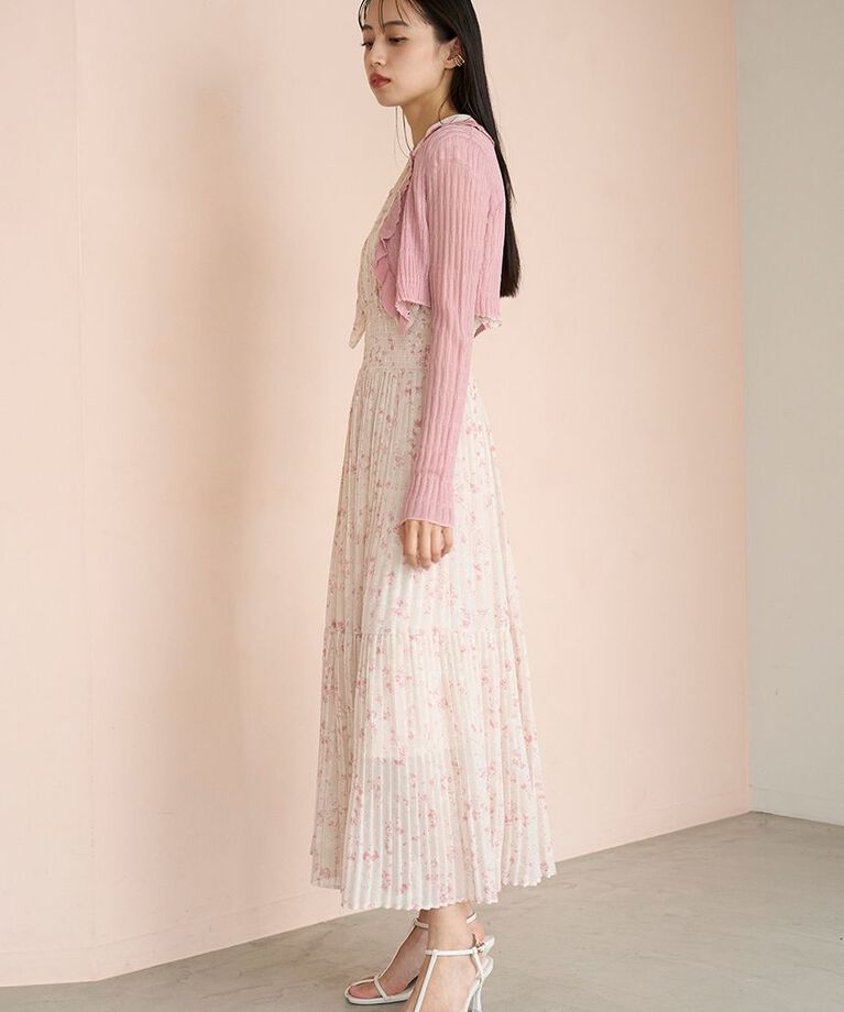 SNIDEL「【00サイズあり】Sustainableフリルワンピース」|ワンピース|