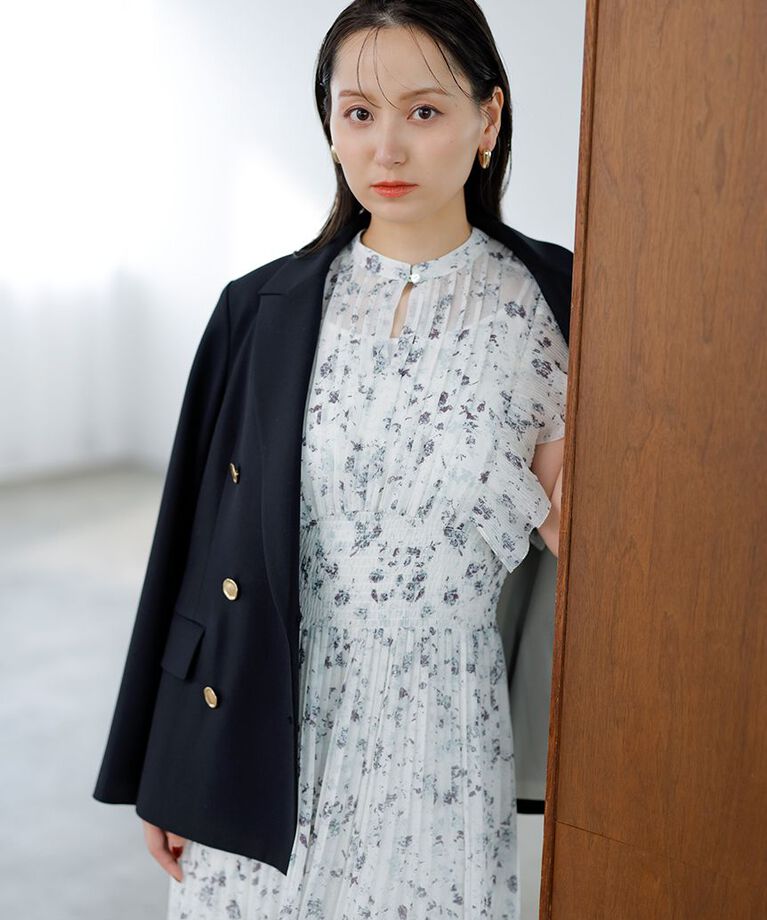 SNIDEL「【00サイズあり】Sustainableフリルワンピース」|ワンピース|