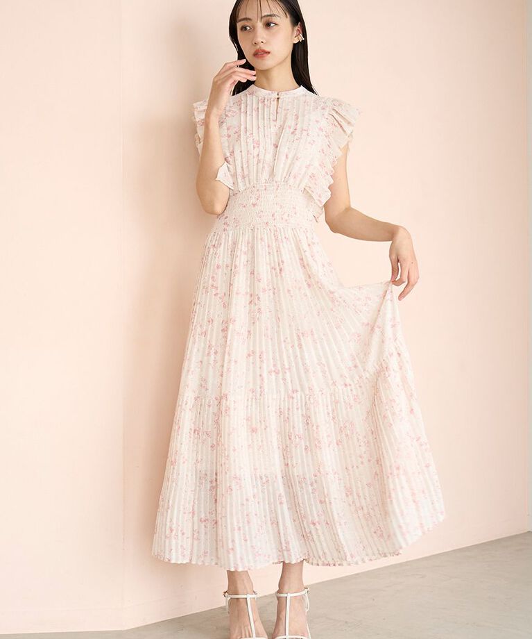 SNIDEL「【00サイズあり】Sustainableフリルワンピース」|ワンピース|