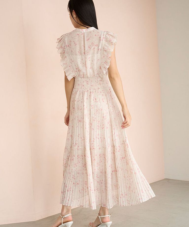 SNIDEL「【00サイズあり】Sustainableフリルワンピース」|ワンピース|