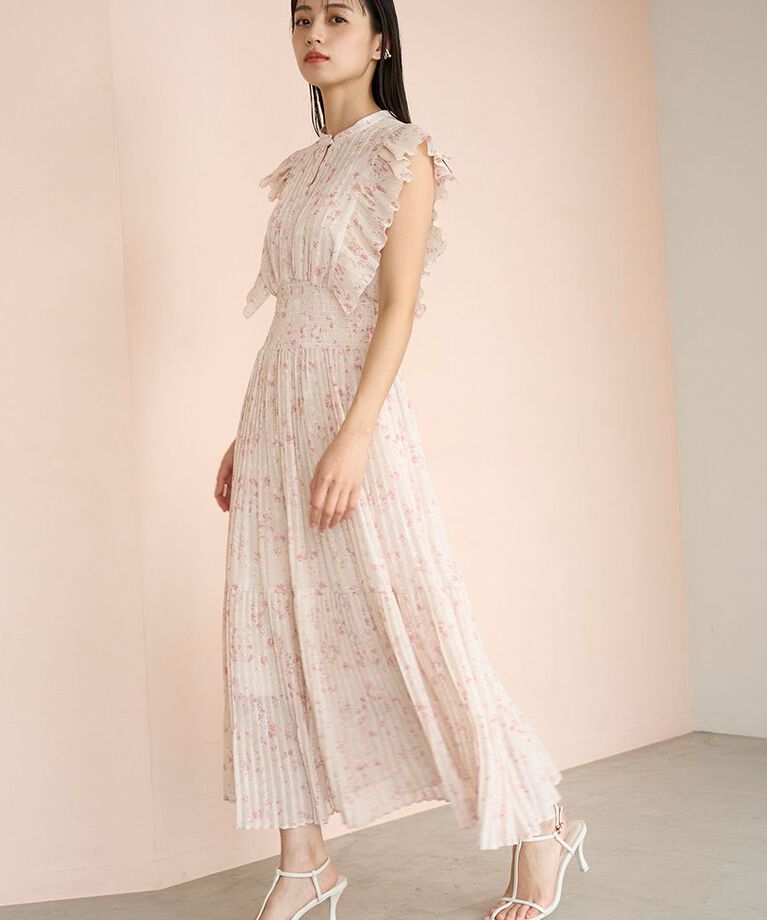 SNIDEL「【00サイズあり】Sustainableフリルワンピース」|ワンピース|