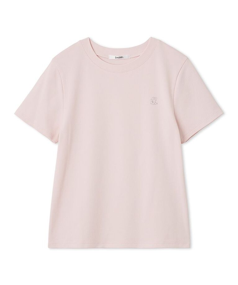 SNIDEL「【限定カラーあり】ORGANICSラインストーンTシャツ」|Tシャツ・カットソー|