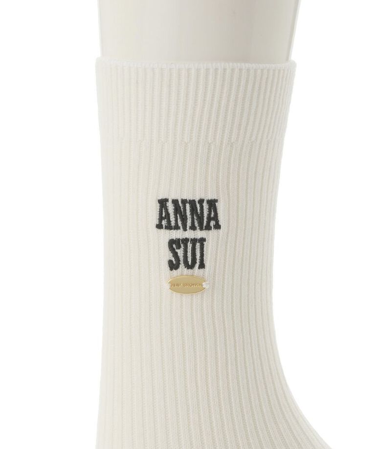 LILY BROWN「【LILY BROWN × ANNA SUI】ロゴバリエソックス」|ソックス|