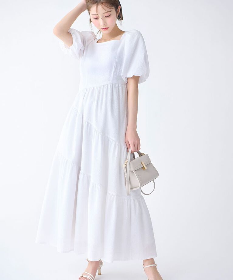 CELFORD「スクエアネックボリュームワンピース」|ワンピース|OWHT
