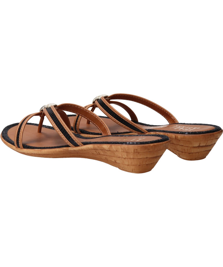 IMPORT SELECT「【ITALIAN SHOEMAKERS】シェルモチーフトングサンダル」|サンダル|