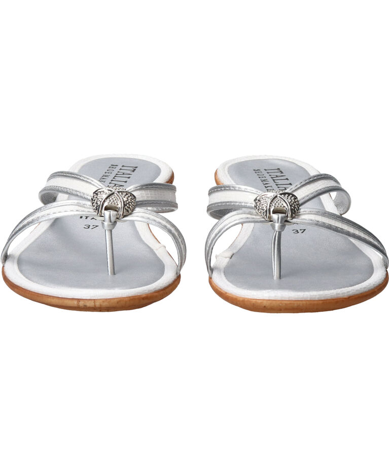 IMPORT SELECT「【ITALIAN SHOEMAKERS】シェルモチーフトングサンダル」|サンダル|