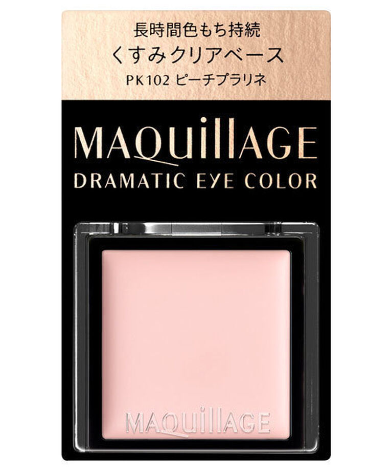  「マキアージュ ドラマティックアイカラー PK102 ピーチプラリネ 無香料 (0.8g)」|アイシャドウ|