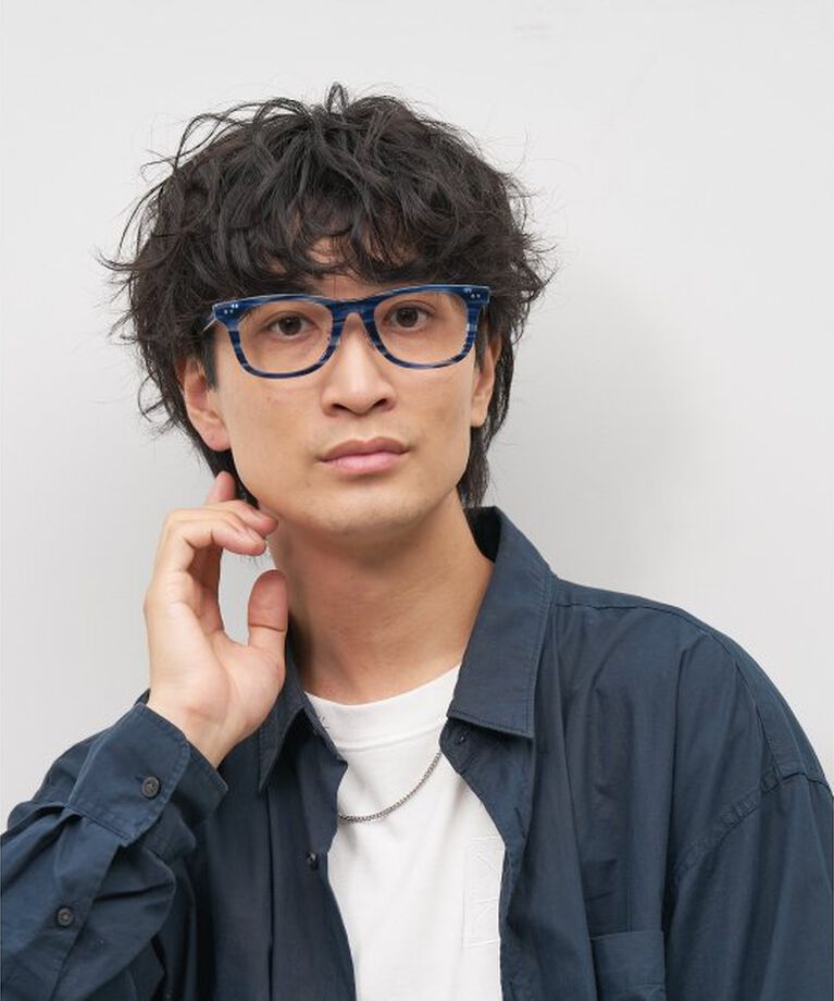  「ウェリントン型 メガネ｜伊達メガネ｜ビジネス｜Zoff｜FLIPUP(跳ね上げ式) レンズ交換券付」|メガネ|