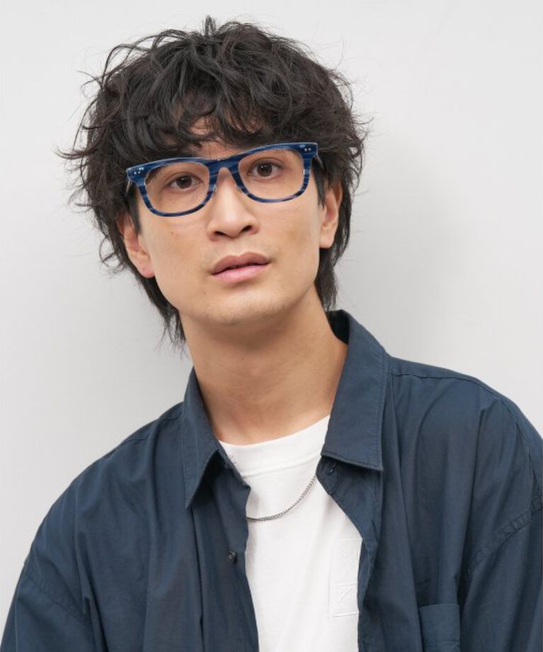  「ウェリントン型 メガネ｜伊達メガネ｜ビジネス｜Zoff｜FLIPUP(跳ね上げ式) レンズ交換券付」|メガネ|