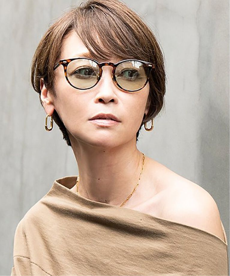  「【WEB限定】Zoff｜emiri ボストン型 サングラス UVカット 紫外線対策 辺見えみり」|サングラス|茶系デミ