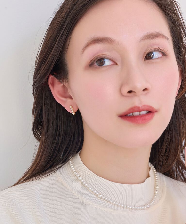 Phoebe「【金属アレルギー対応】【痛くないシリーズ】モードパールライトフィットイヤリング」|イヤリング|