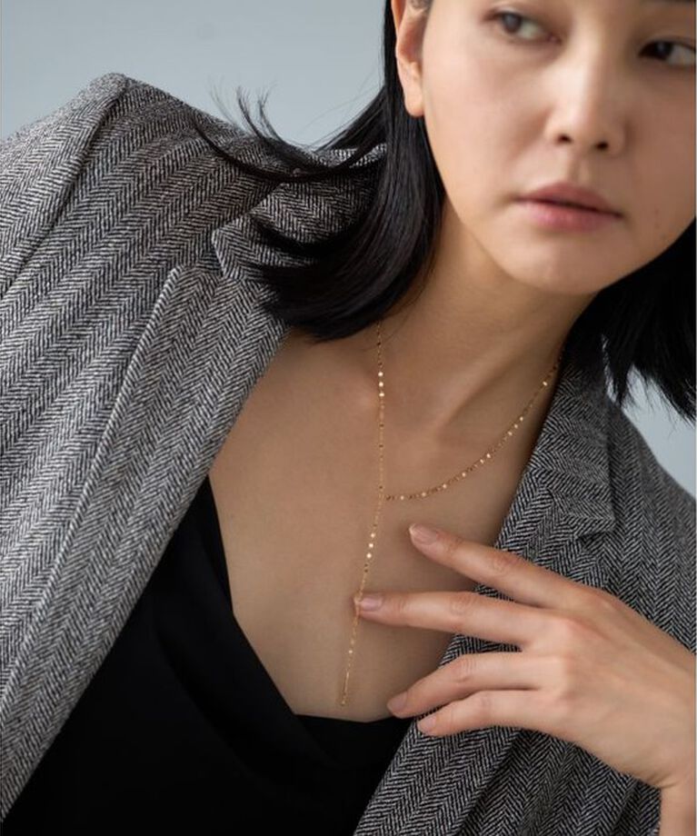 Jouete「[ステートメント] ネックレス ペタルチェーン」|ネックレス|