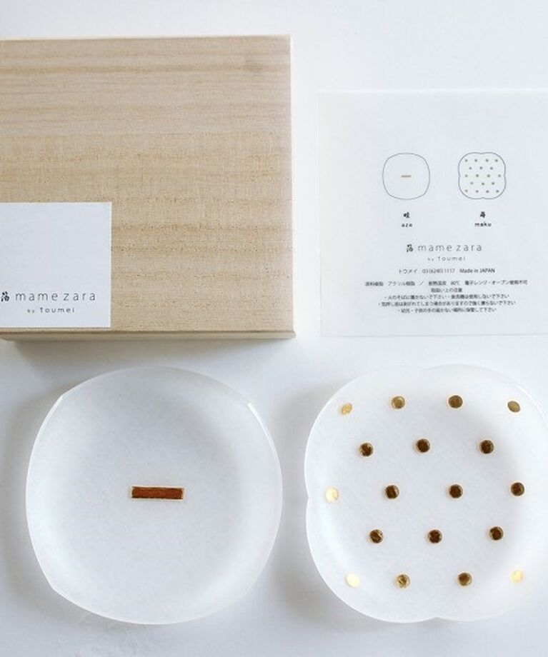  「箔　まめざら木箱入り２枚ｓｅｔ」|食器・キッチングッズ|B