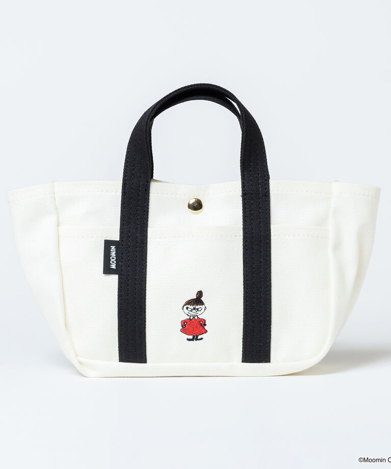  「MOOMIN EMBROIDERYミニトートバッグ」|トートバッグ|WHT