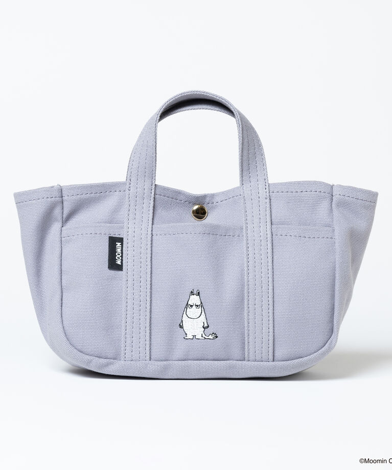  「MOOMIN EMBROIDERYミニトートバッグ」|トートバッグ|GRY