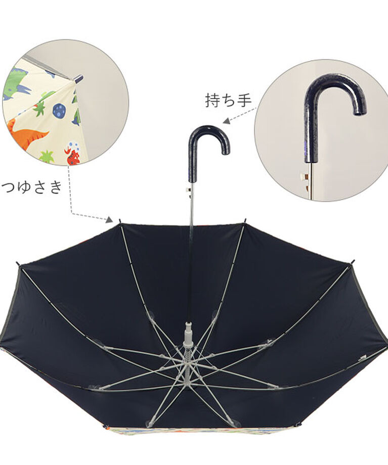 BACKYARD FAMILY「傘 子供用 55cm 通販 男の子 女の子 軽量 丈夫 グラスファイバー骨 長傘 日傘 雨傘」|その他ベビー用品|